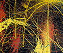 'Nuclear Landscape'  •  oil-based screen print on paper  •  19" x 27"